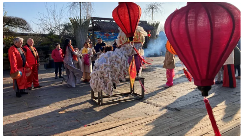 Nouvel an lunaire à la pagode de Saint-Herblain, près de Nantes, janvier 2023 • © France 3 Pays de la Loire - Céline Dupeyrat