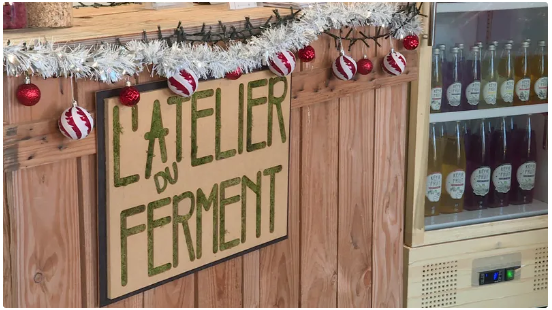 L'Atelier du Ferment fabrique du kéfir, une boisson fermentée au fruit. • © France Télévisions / Florie Cotenceau